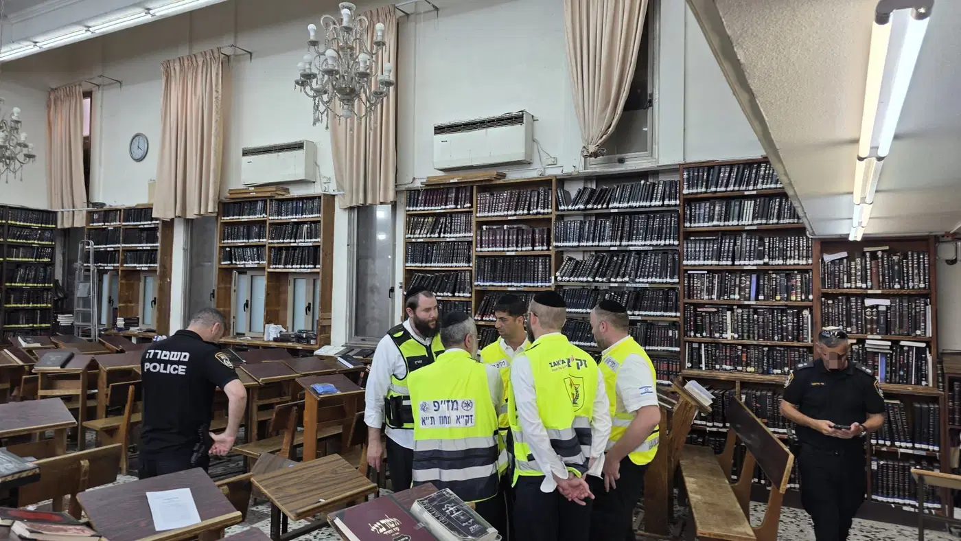 Scene of the horrific murder in Bnei Brak