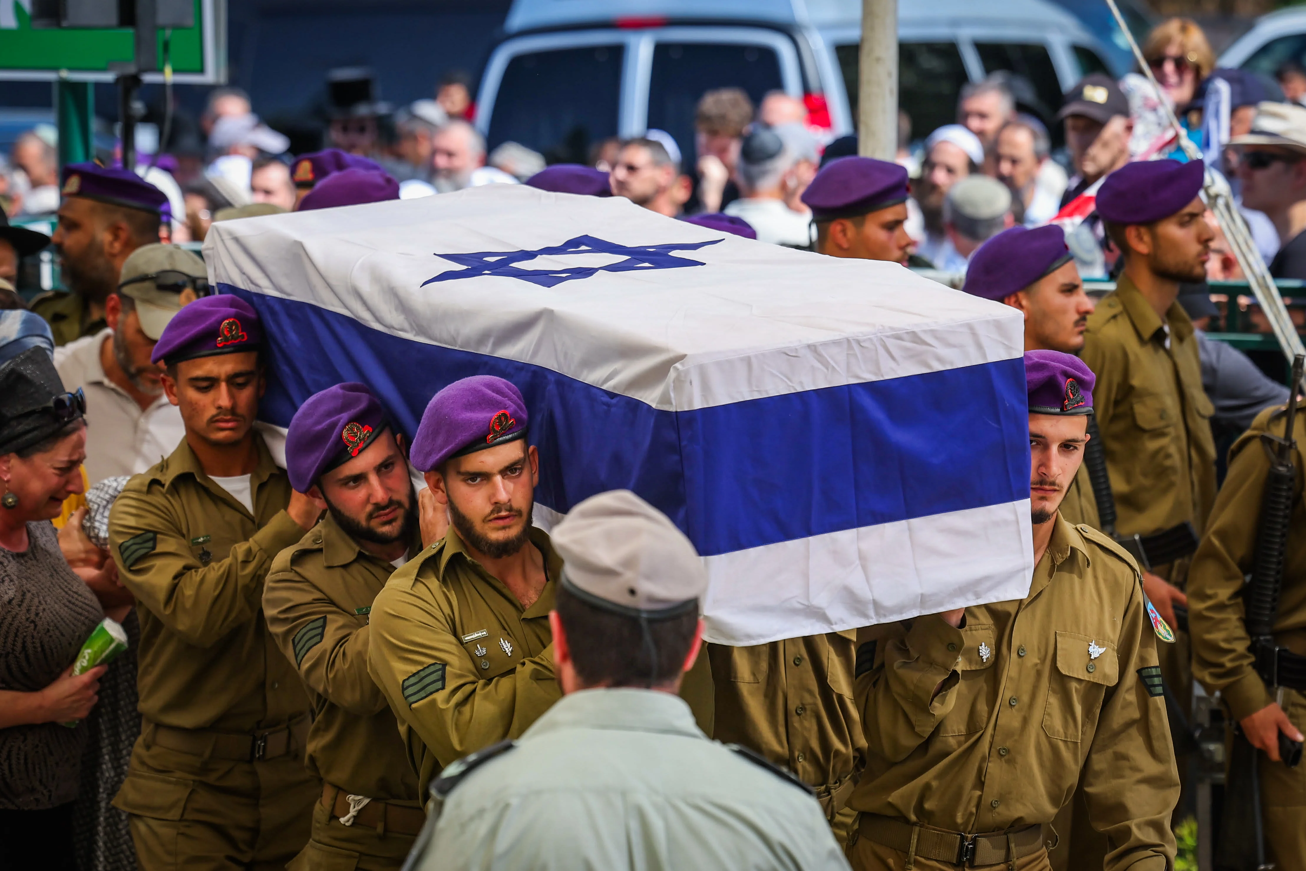 Funeral of fallen soldier