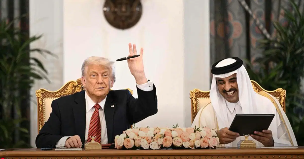Qatar Emir and President Trump