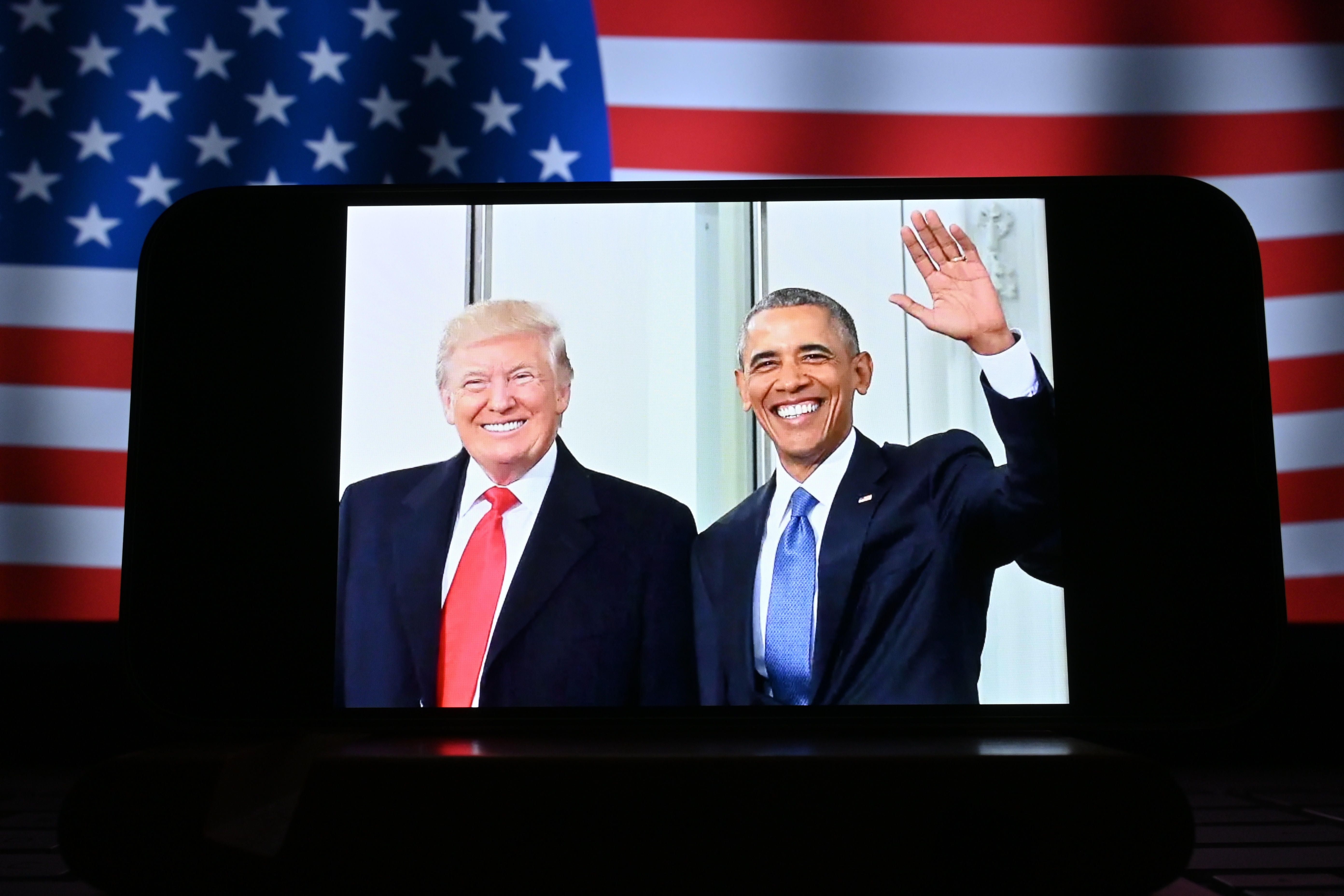 Trump and Obama