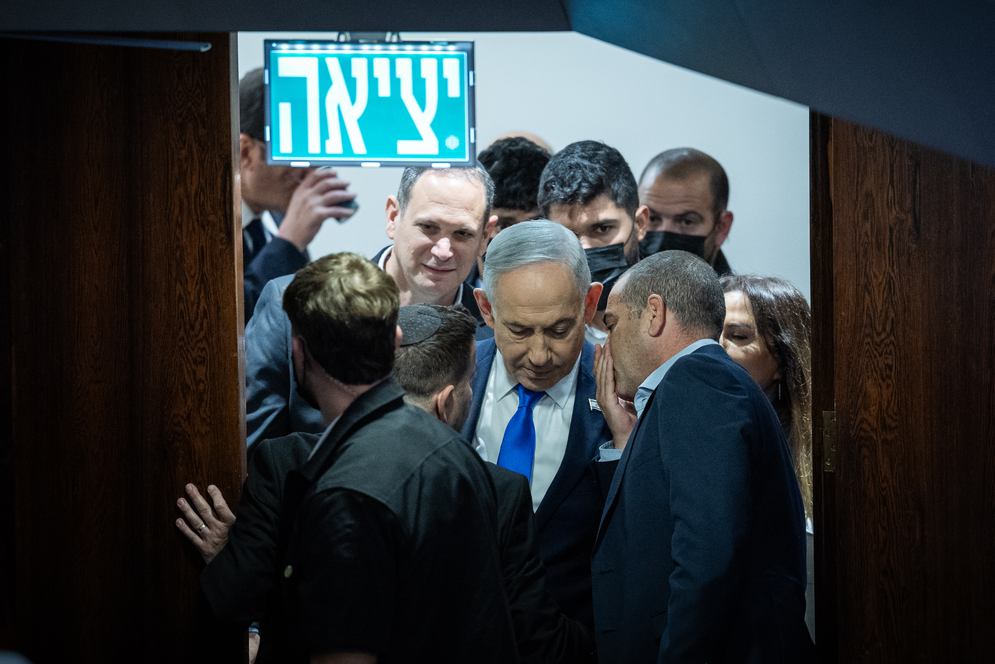 Netanyahu at the Knesset Plenum