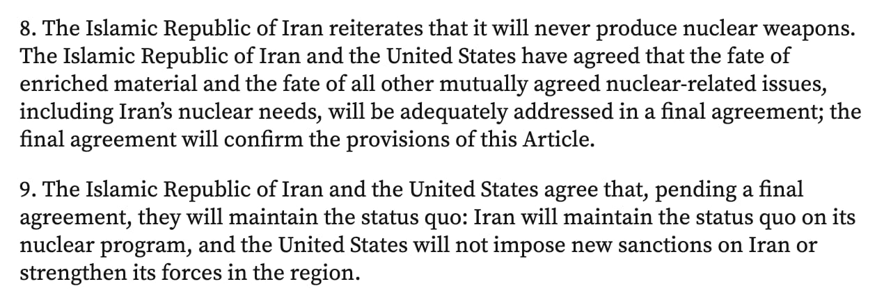 The Fourteen Point Capitulation: Leaked Document Exposes Missing Nuclear Safeguards in Looming Treaty