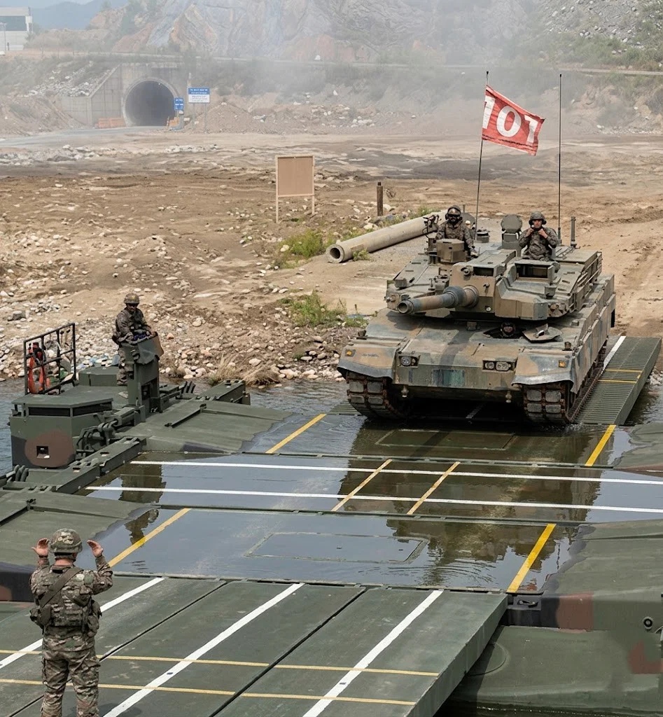 South Korea Unveils Unstoppable KM3 Amphibious Bridge Monster
