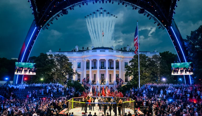 Trump's birthday part at the White House