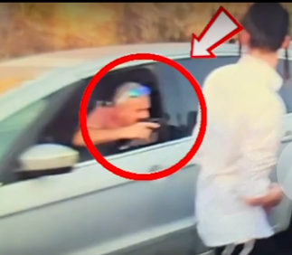 Gun Drawn on Haredi Protesters