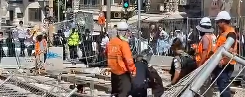 Jerusalem Light Rail Chaos: Haredi Protesters Storm Construction Site as Police Battle to Restore Order