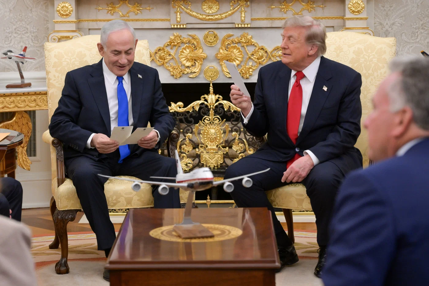 President Donald Trump and Israeli PM Benjamin Netanyahu