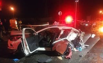 Scene of the deadly crash