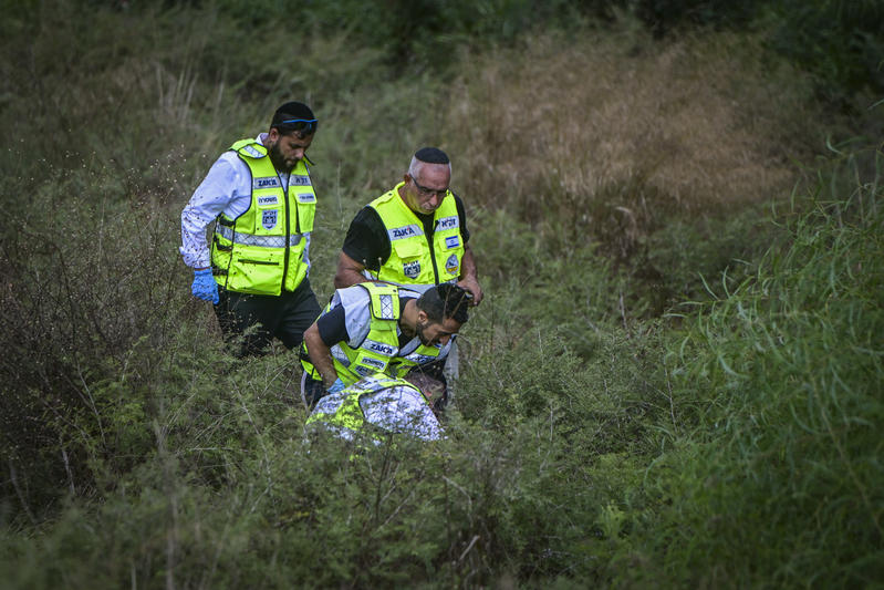 Crime scene where the body was found