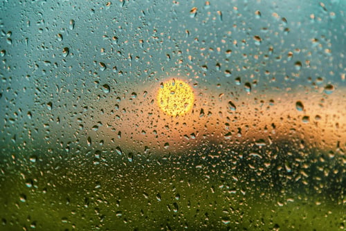 Rainy weather in Israel