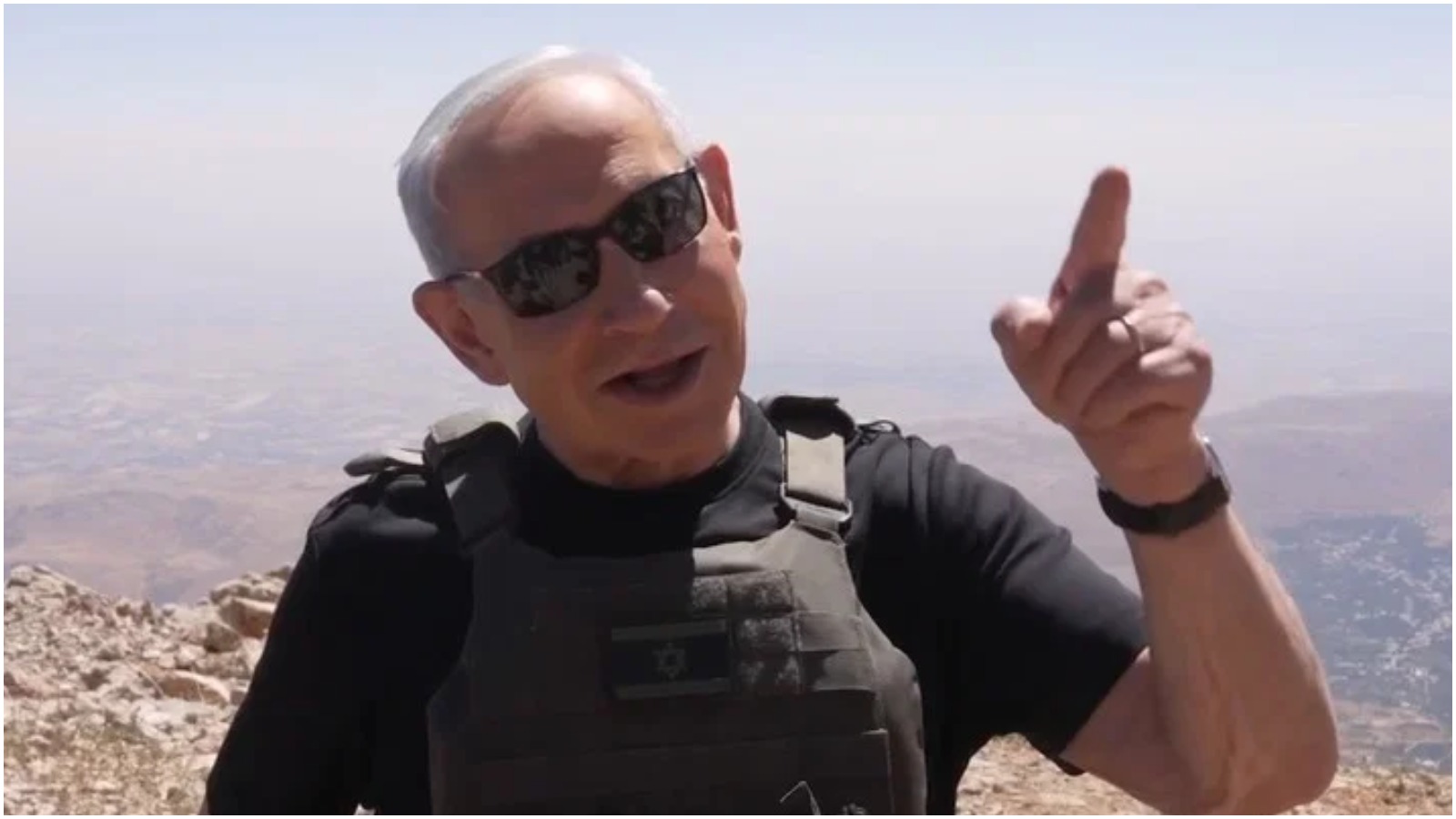 Netanyahu Visits Syrian Outpost, Says Israel "Very Close" to Defeating Iranian Regime