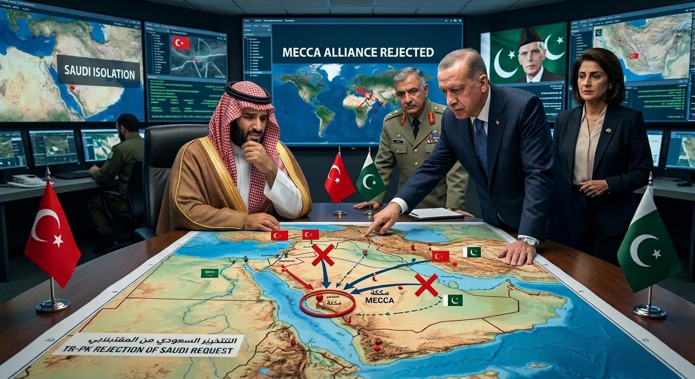 Turkey, Pakistan, Saudi Arabia