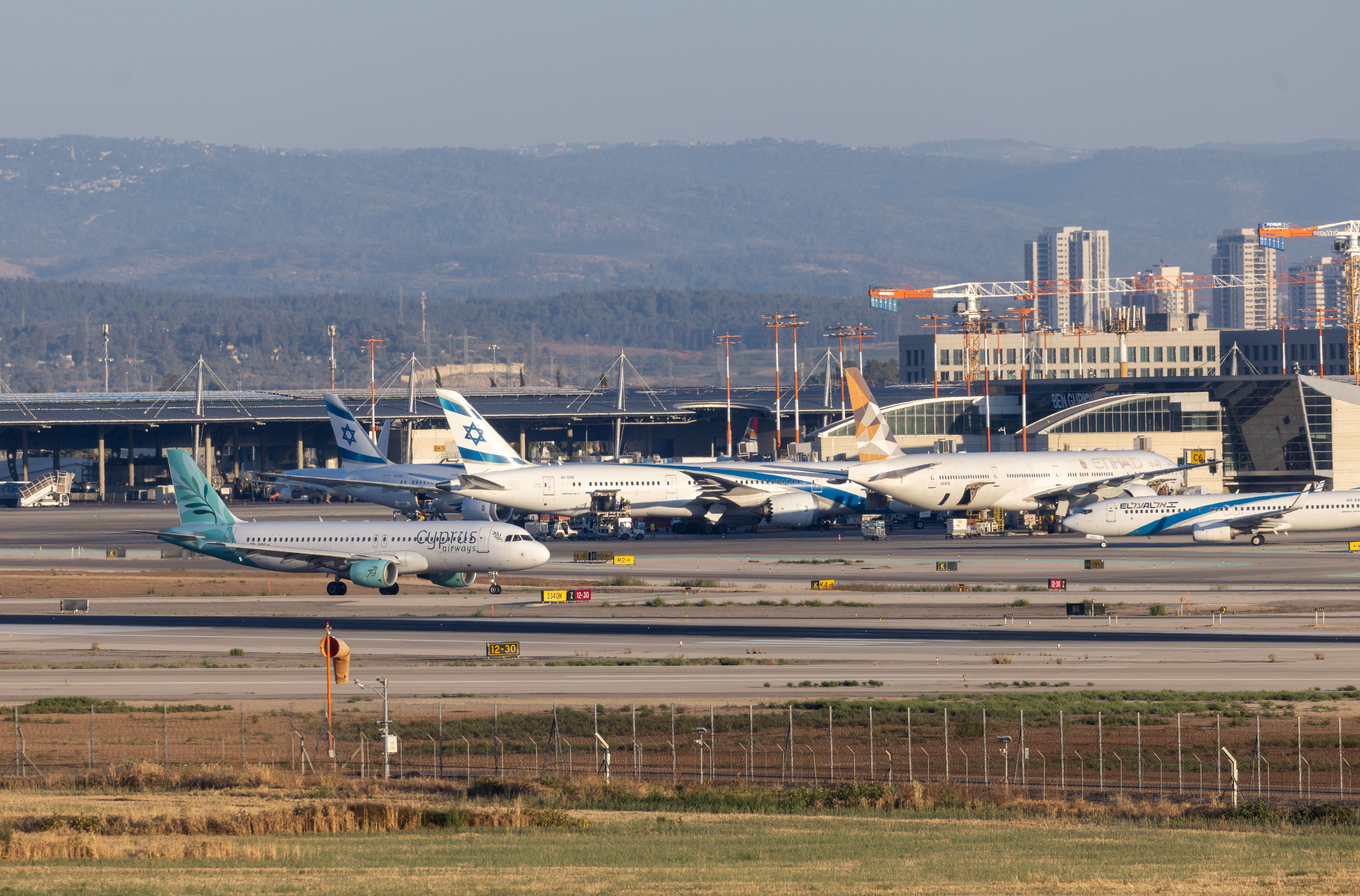 Aircraft at Ben Gurion Airport