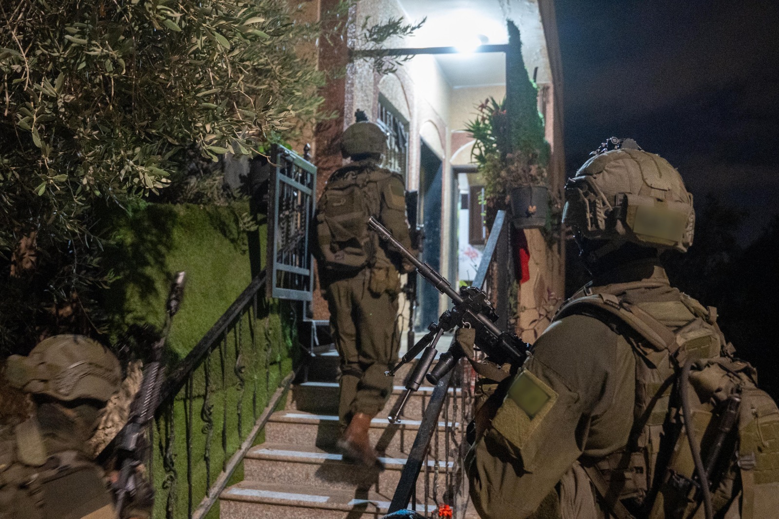 Nahal Brigade forces operating in Judea and Samaria