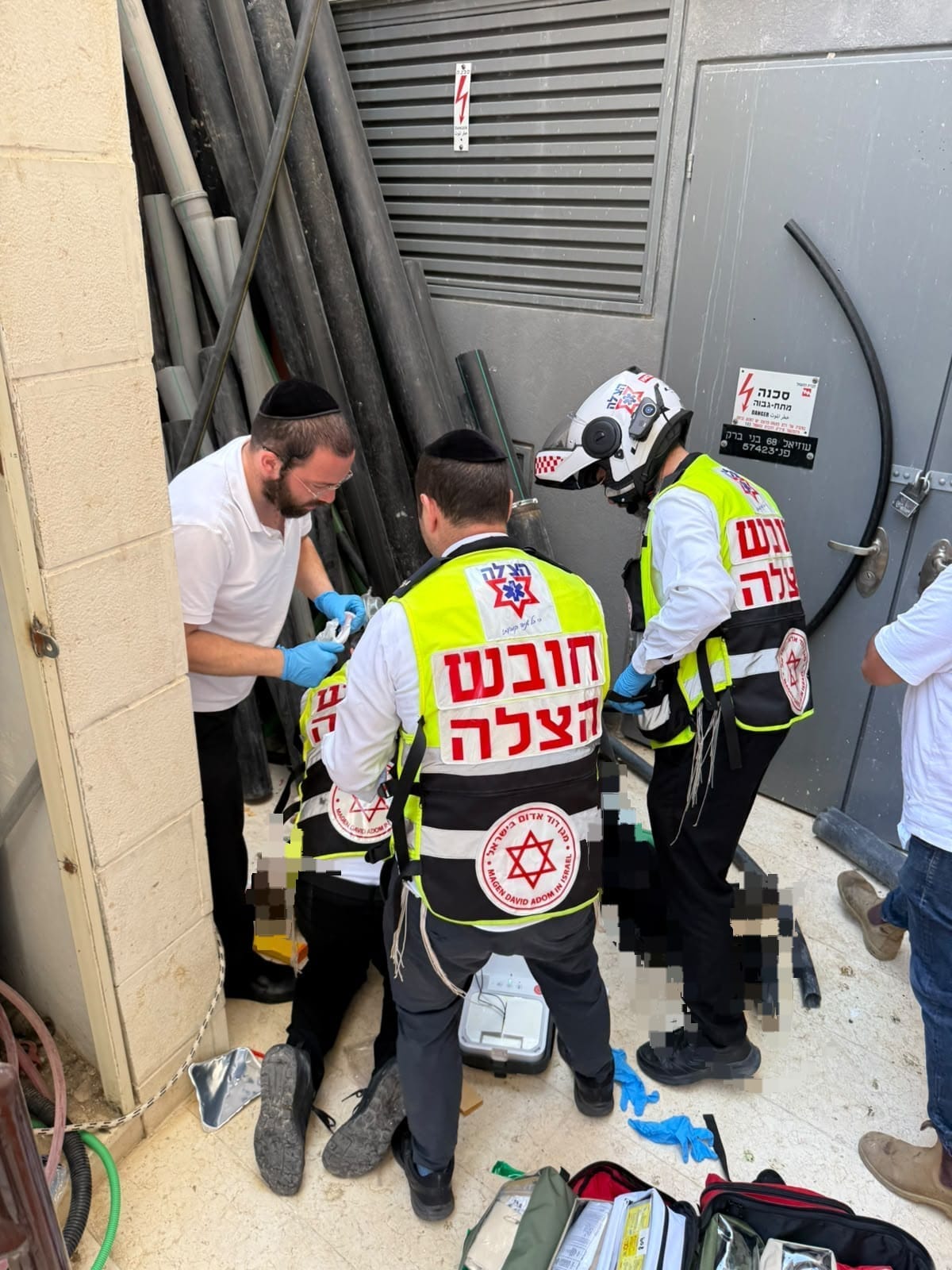 Today's scene in Bnei Brak