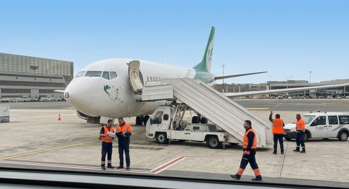 The seized Iranian aircraft