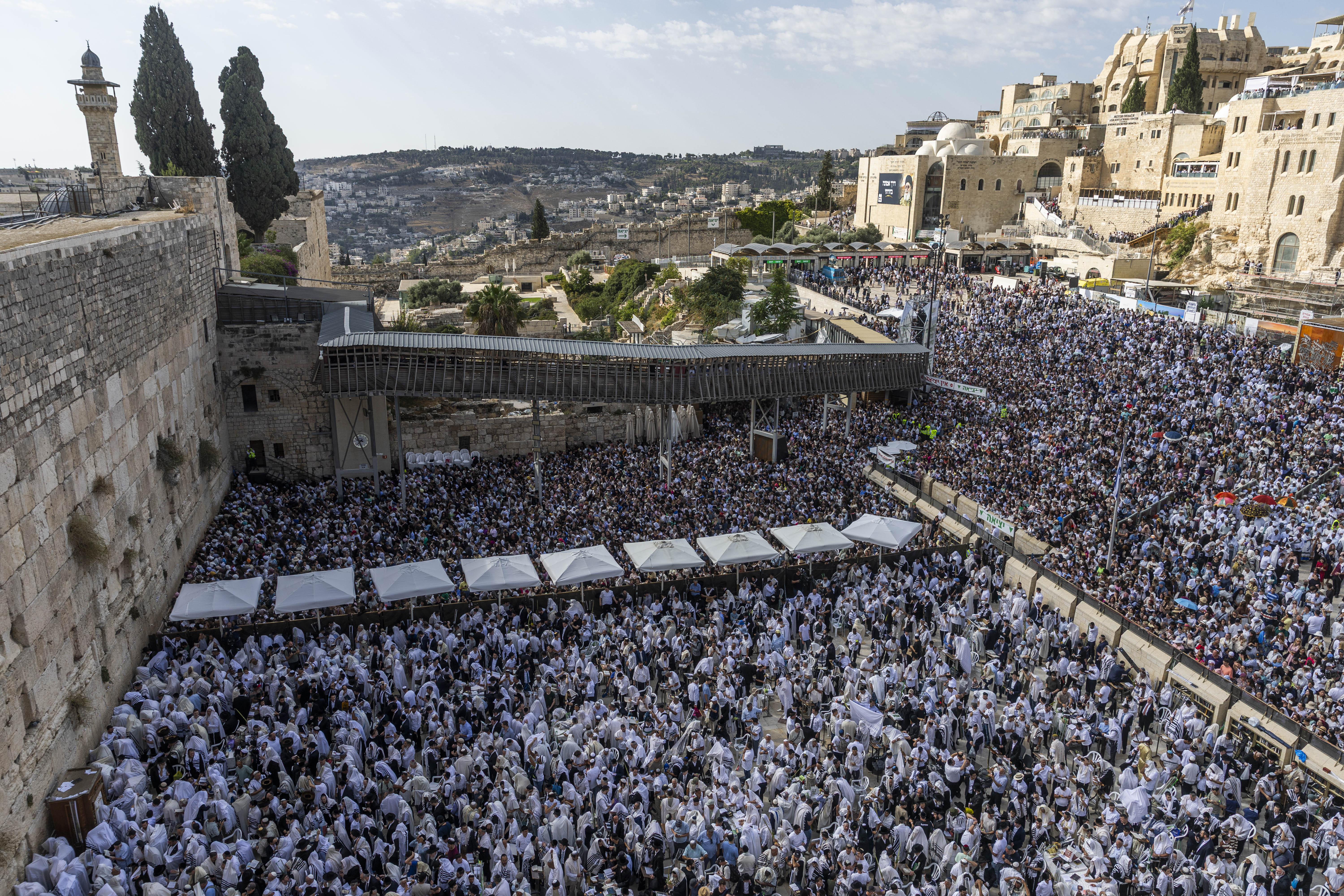 Birkas Kohanim at the Western Wall