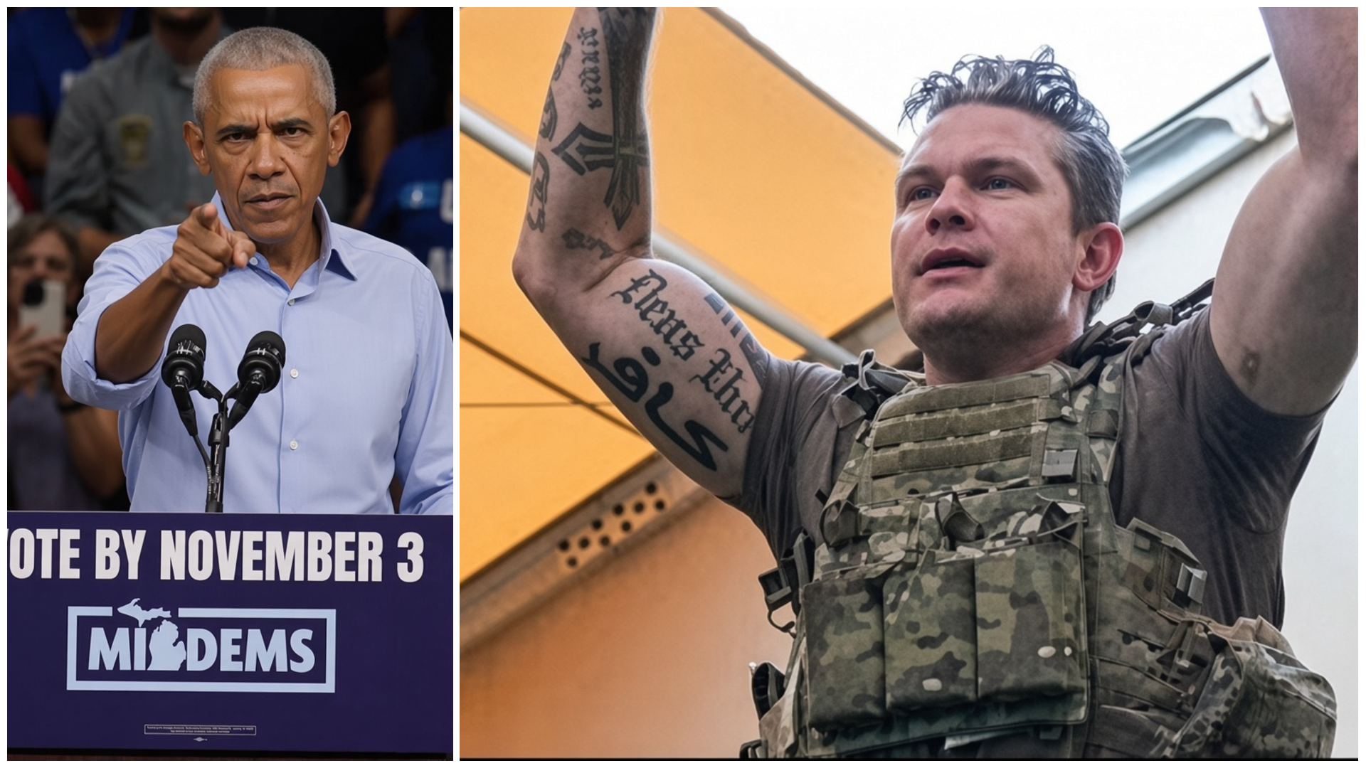 Obama Mocks Trump and Pete Hegseth a Week Before Midterms | WATCH