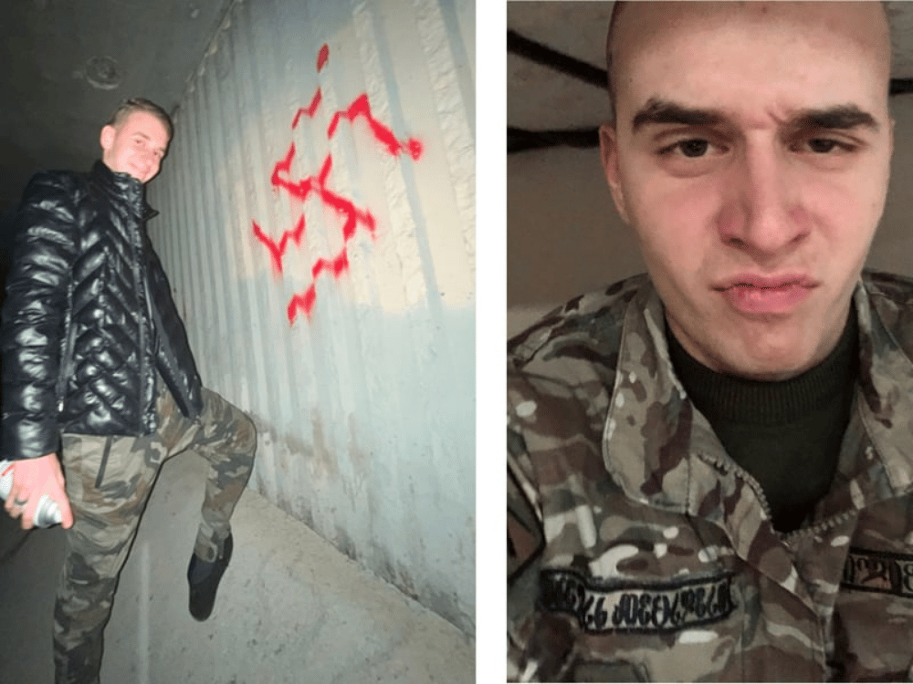 Georgian neo-Nazi, Michail Chkhikvishvili, 23