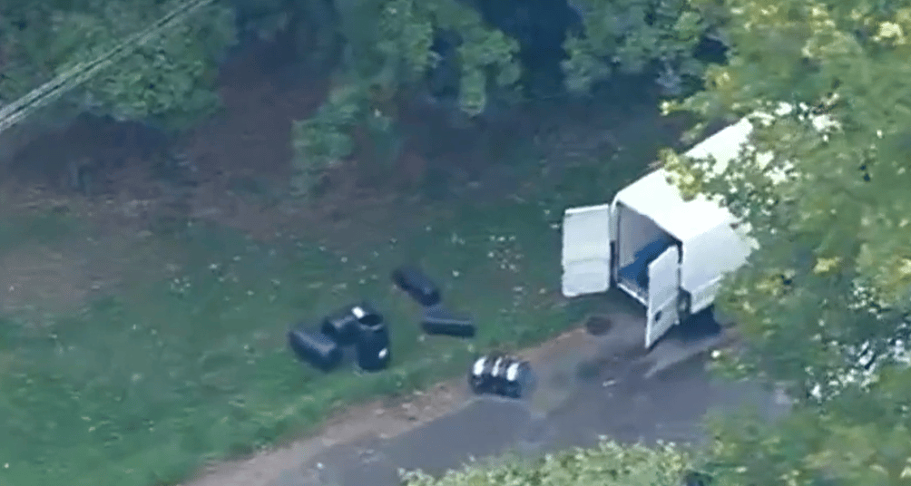 Barrels of explosives