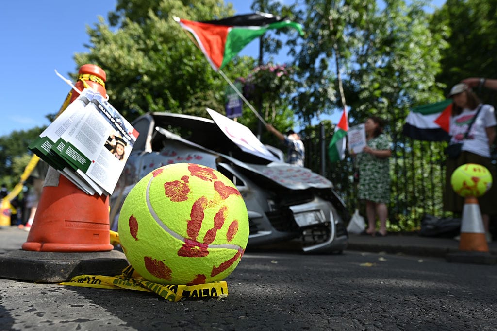 Pro-Palestinian protestors disrupting as usual