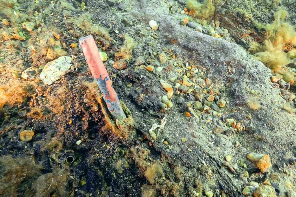 Part of the ship wreck