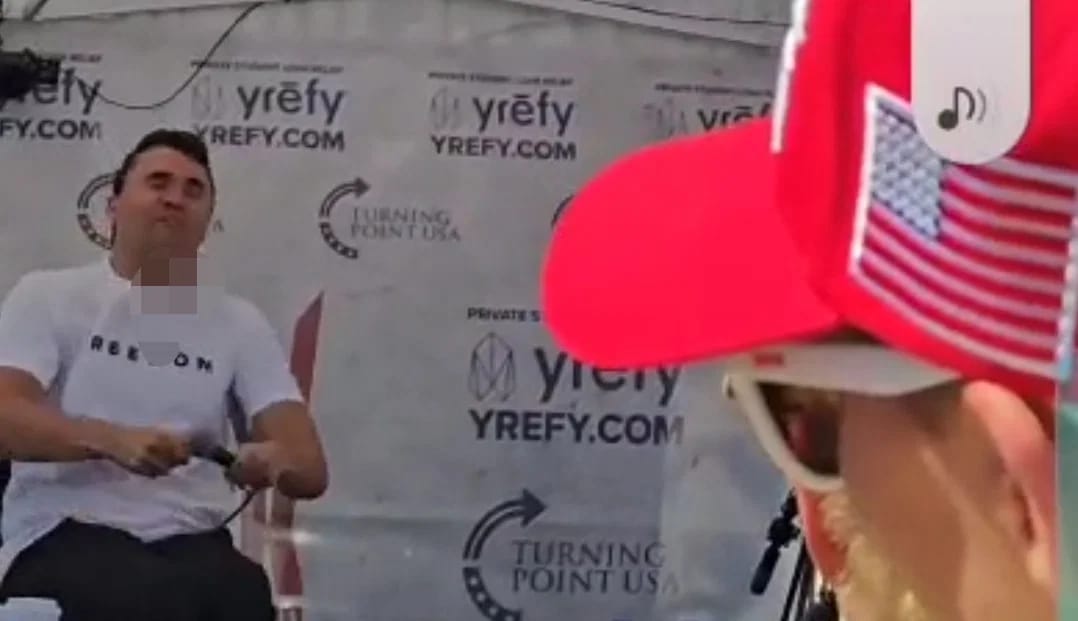 Moments of the shooting of Charlie Kirk