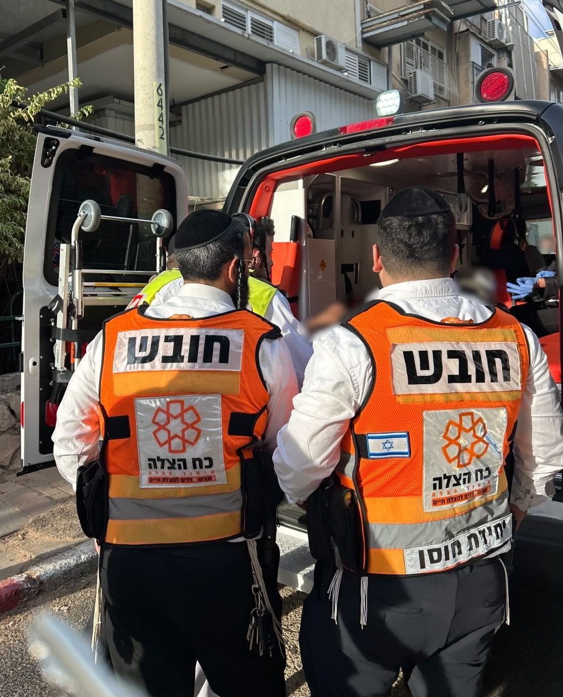 Scene of the violence in Bnei Brak