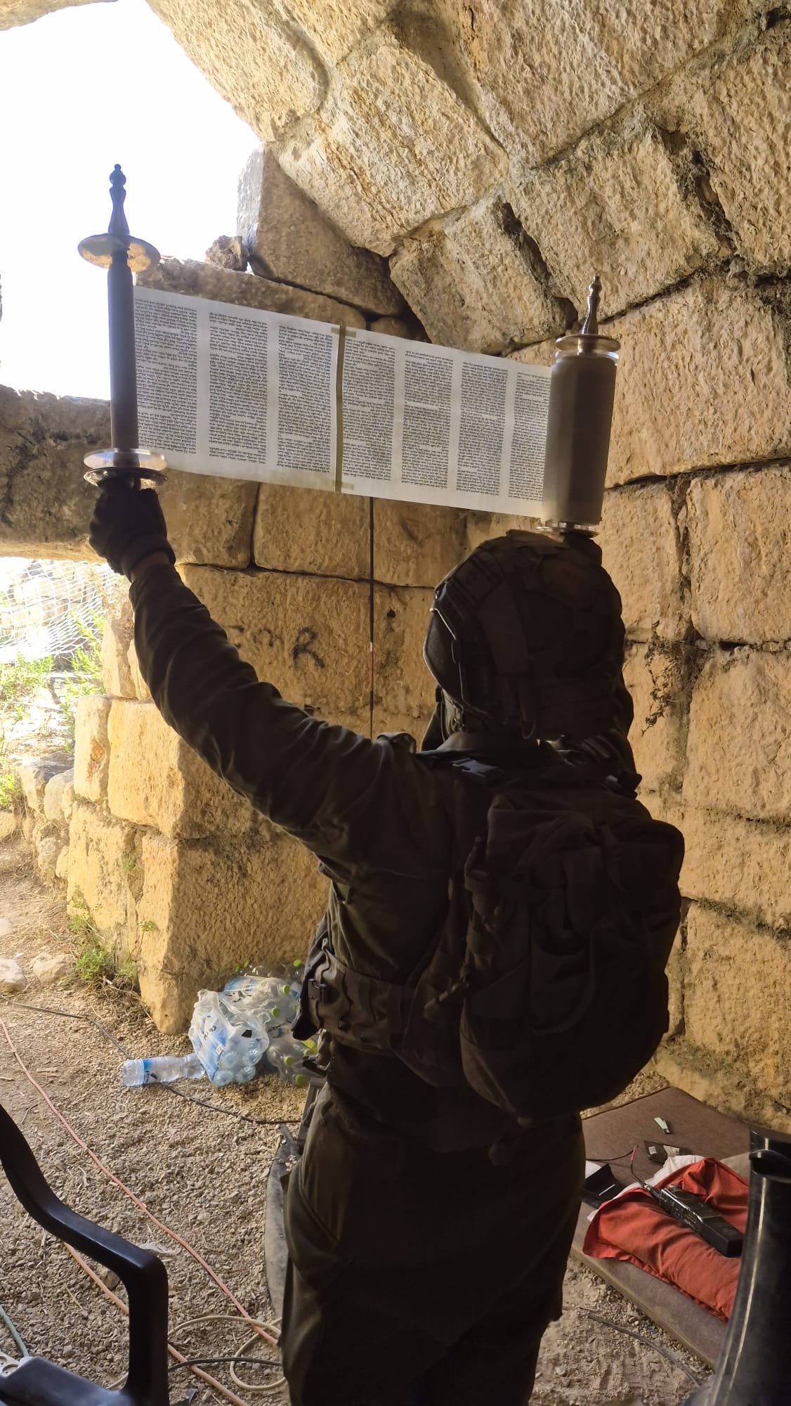 The Torah Scroll of the Fallen of Beaufort Returned to the Mountain.