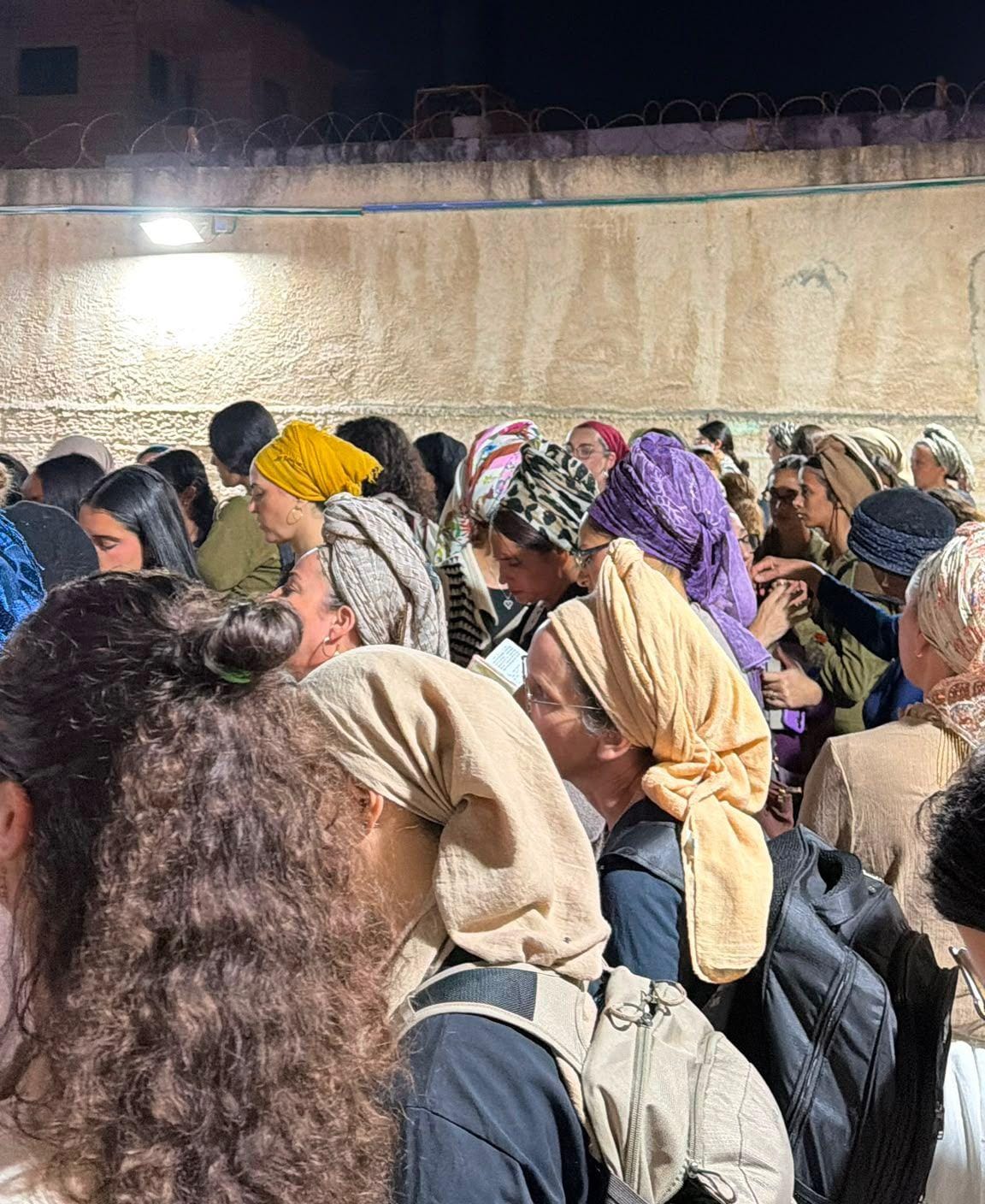Women's davening at Kever Yosef