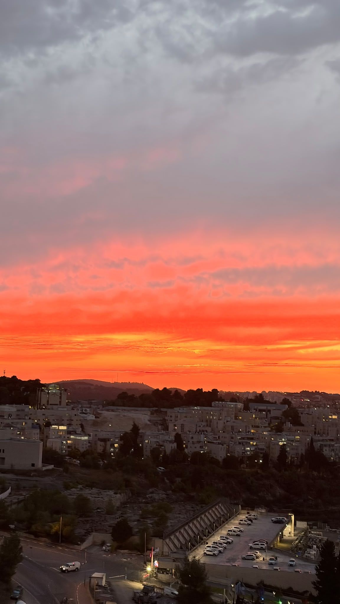 Monday evening's sunset. Photo: submitted