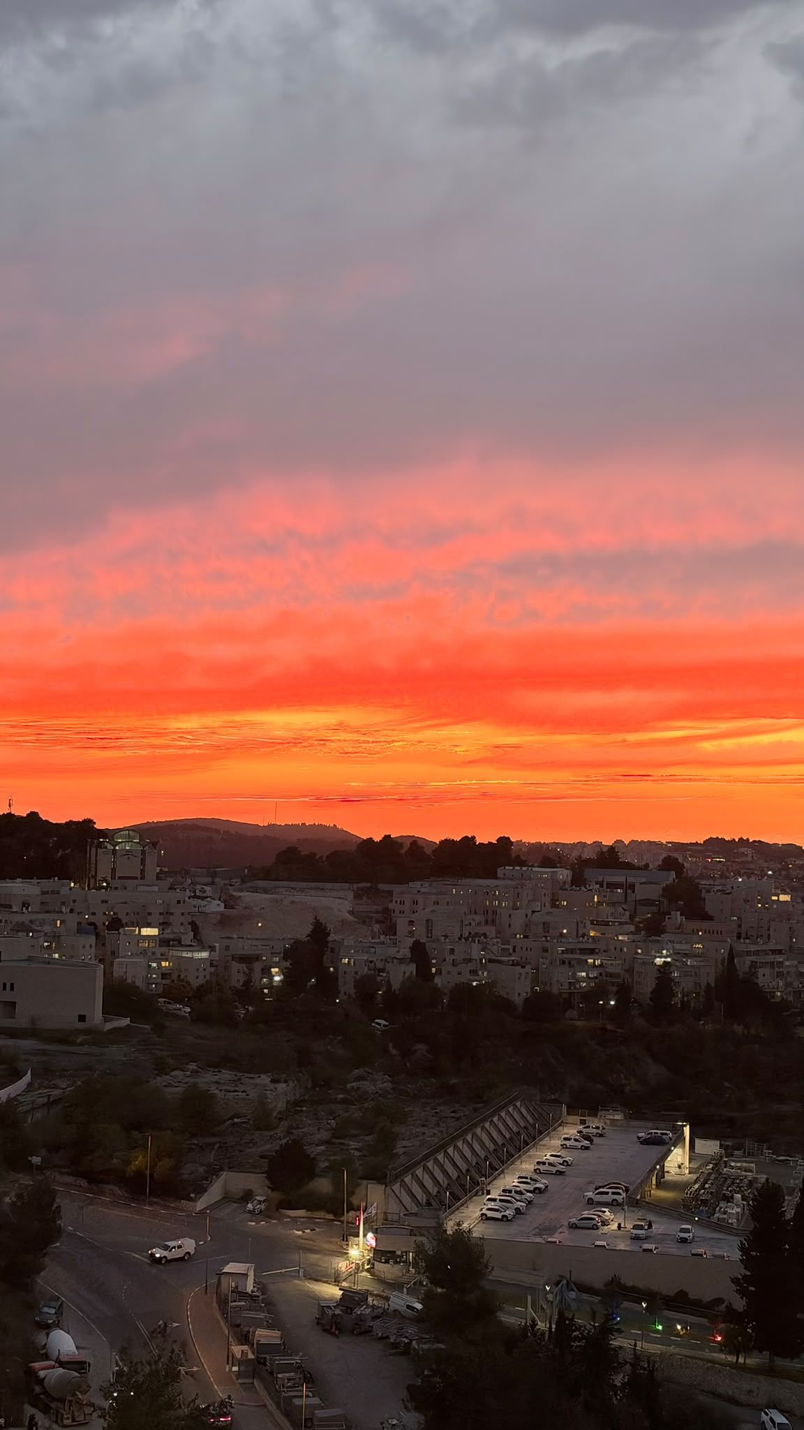 Monday evening's sunset. Photo: submitted
