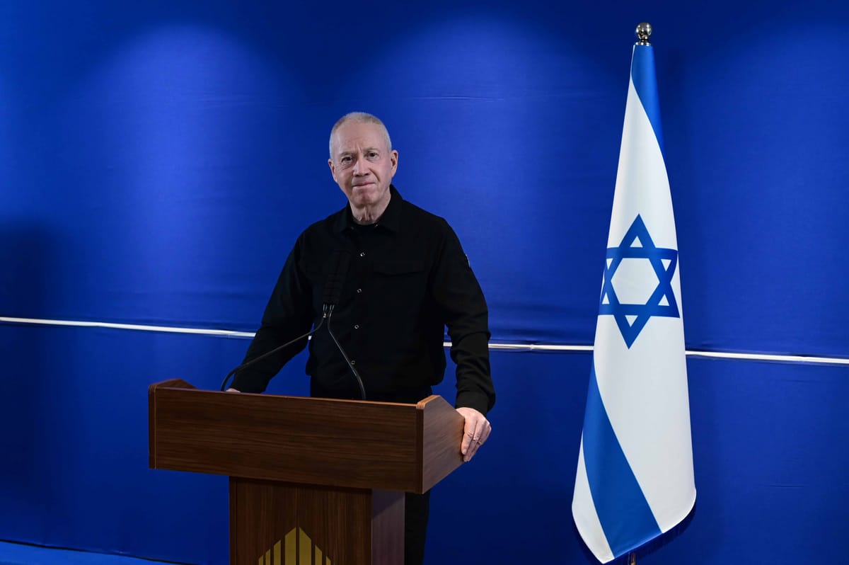 Defense Minister Gallant.