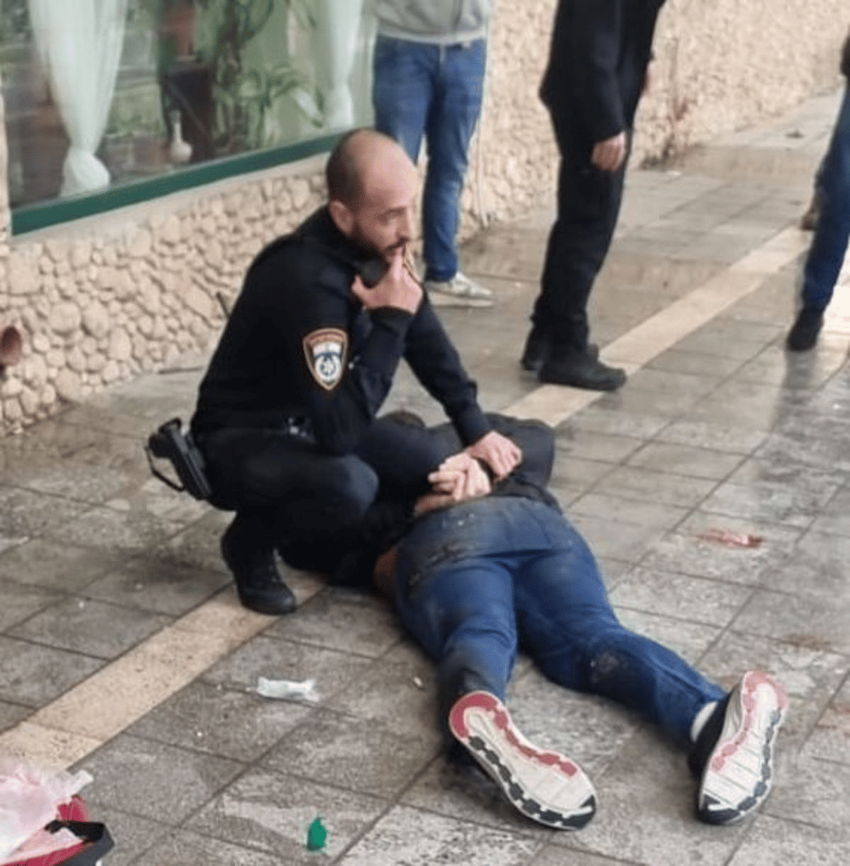 The terrorist caught