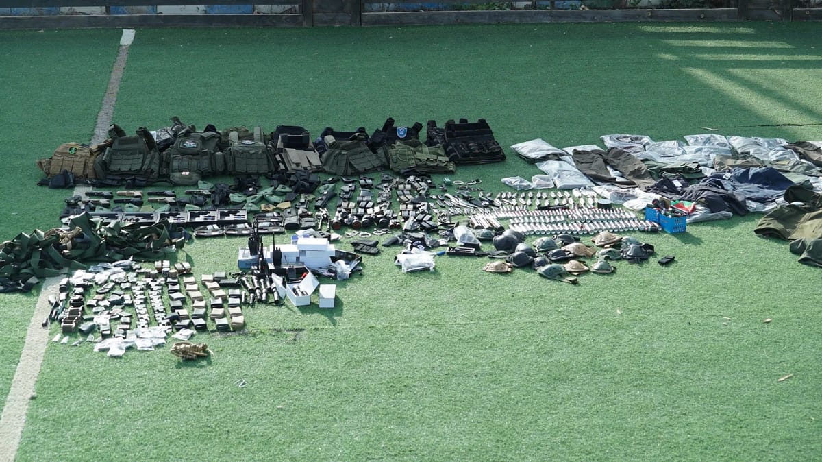 Weapons found in Police bust in Nablus