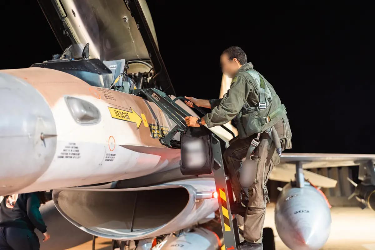 IAF striking in Iran