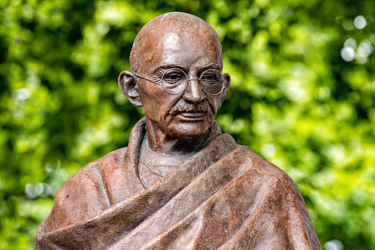 Gandhi sculpture in London