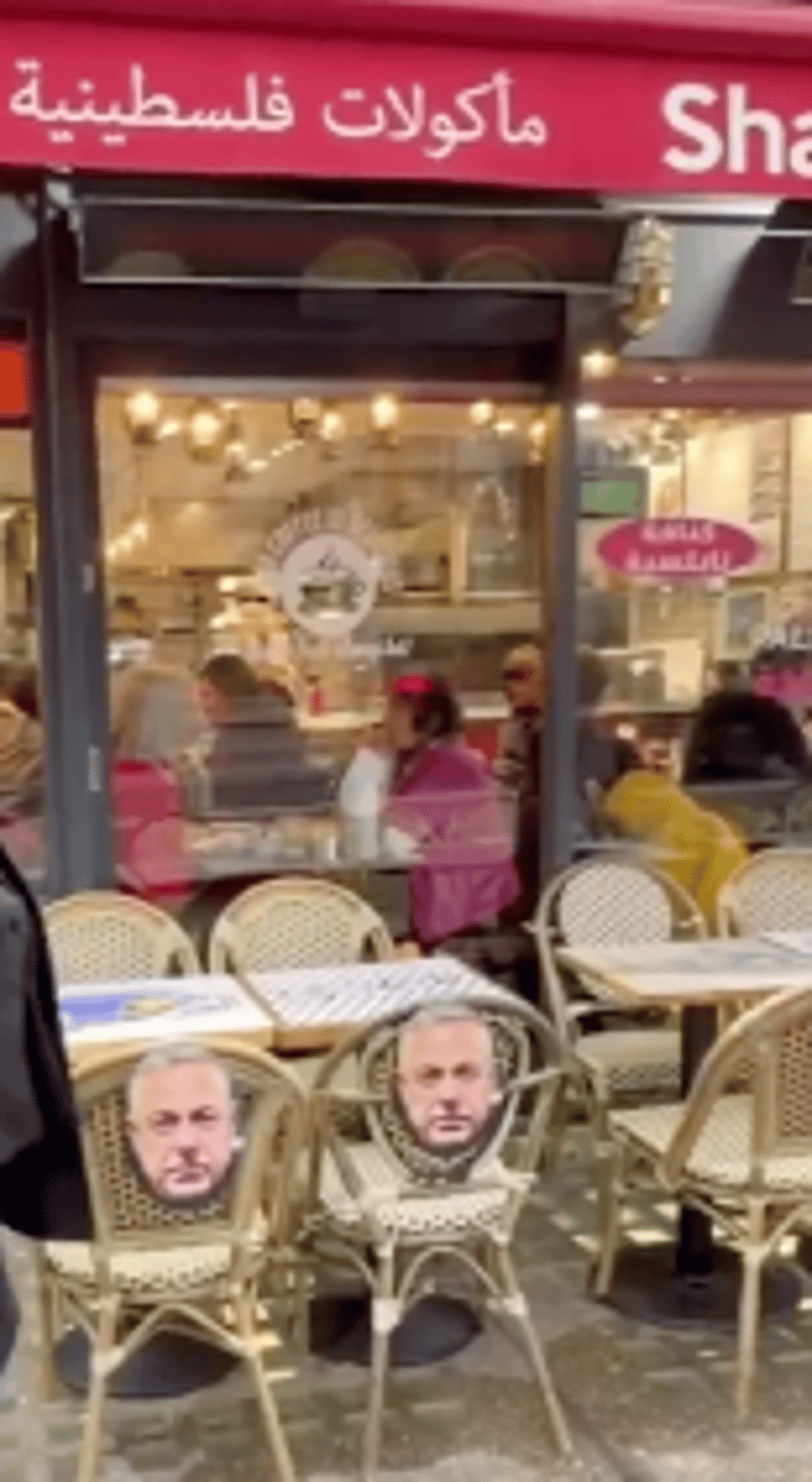 London Cafe Honors Hamas Operative in Provocative Display | WATCH