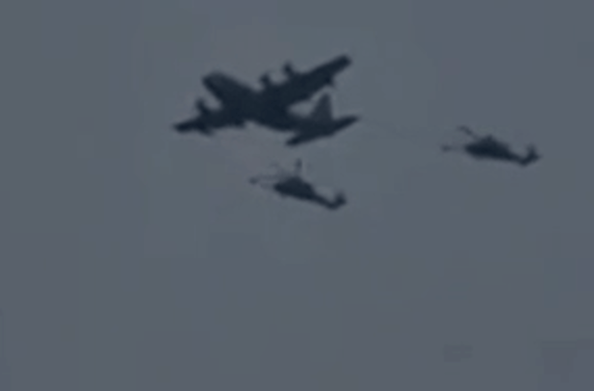 Search and rescue looks for downed US fighter jet pilot and navigator