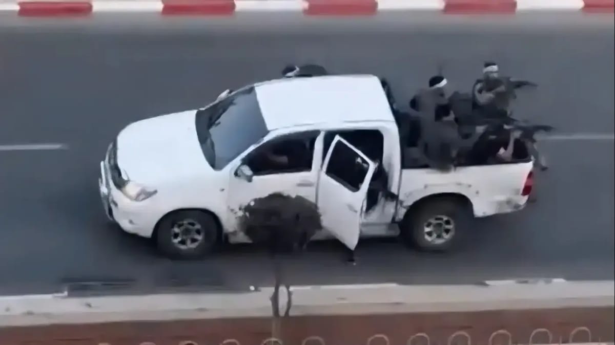 Hamas terrorist on October 7th