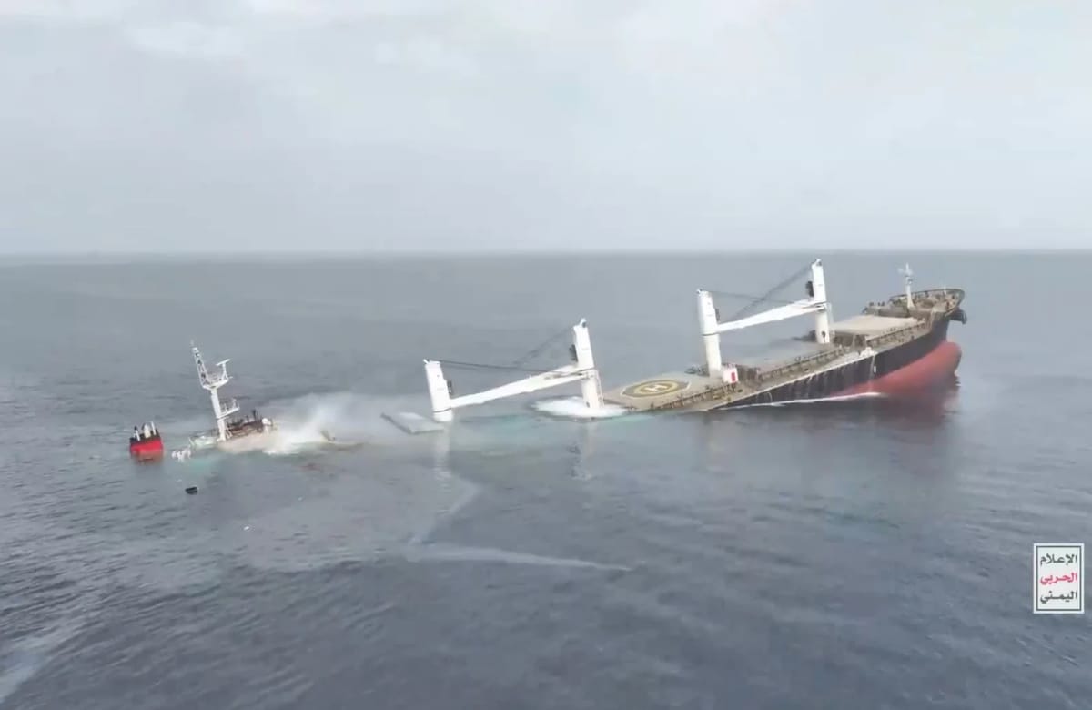 Ship sinking