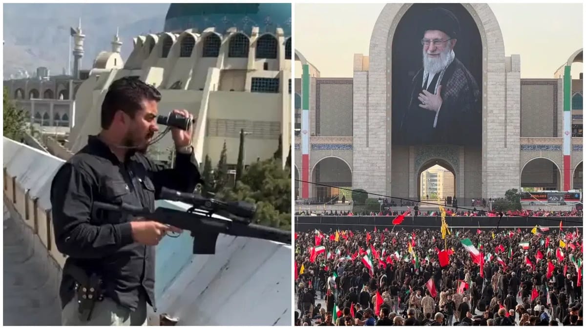 From Crushing Protesters to Guarding a Coffin, Iran's Snipers Return to Tehran's Rooftops