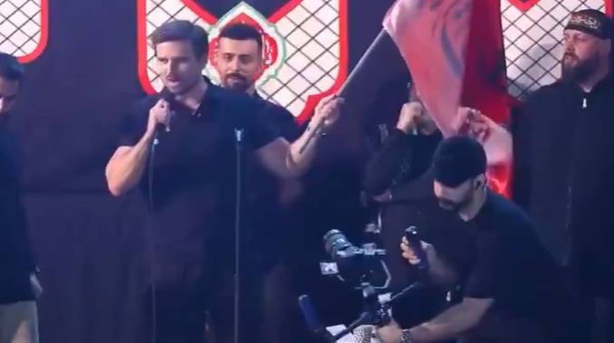 American Jackson Hinkle Leads “Down With The USA” Chant at Massive Pro-Regime Rally in Tehran