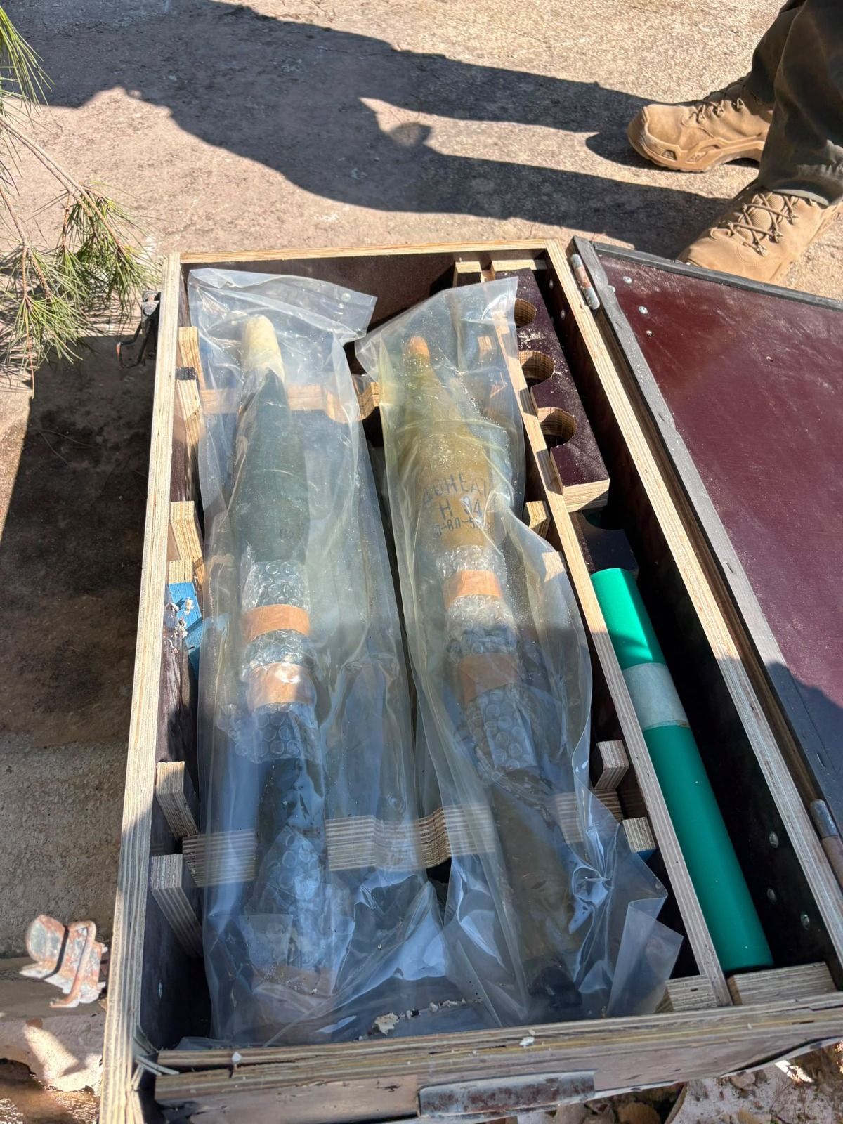 Weapons uncovered in the security zone in southern Lebanon