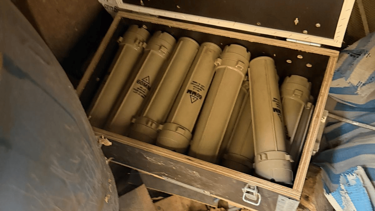 Weapons uncovered in the security zone in southern Lebanon