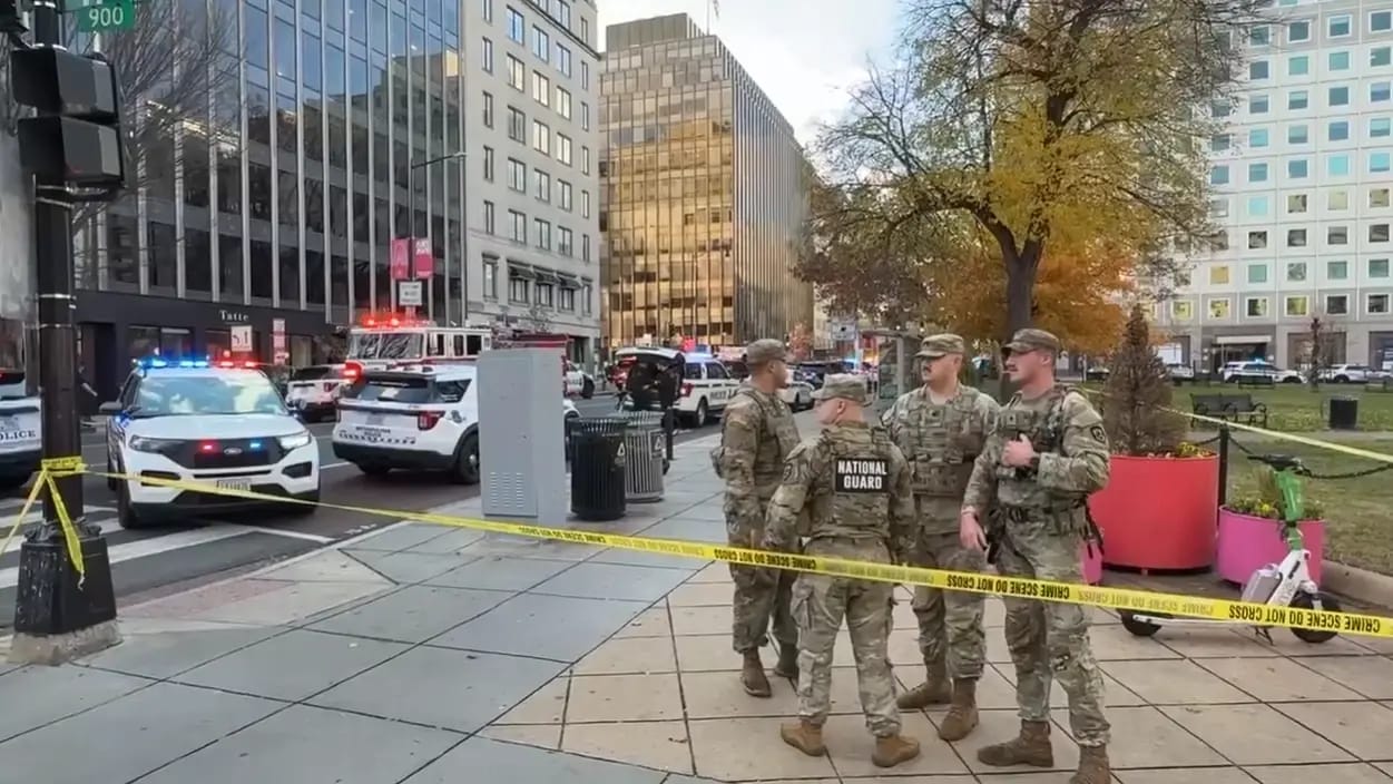 Scene of the shooting incident