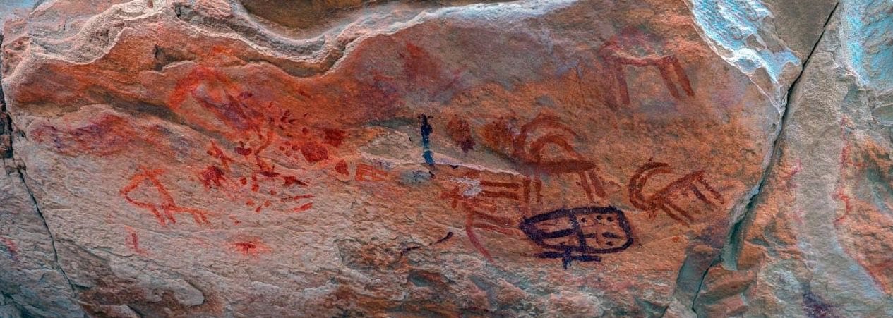 Murals uncovered during the project