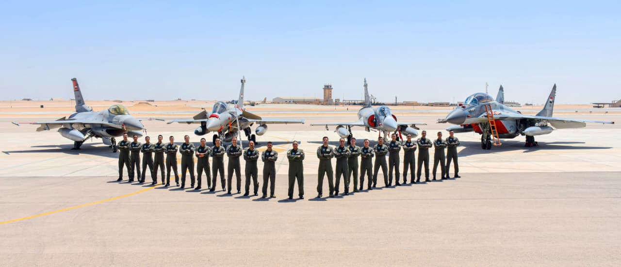 Tactical training exercise between Egyptian and Greek forces