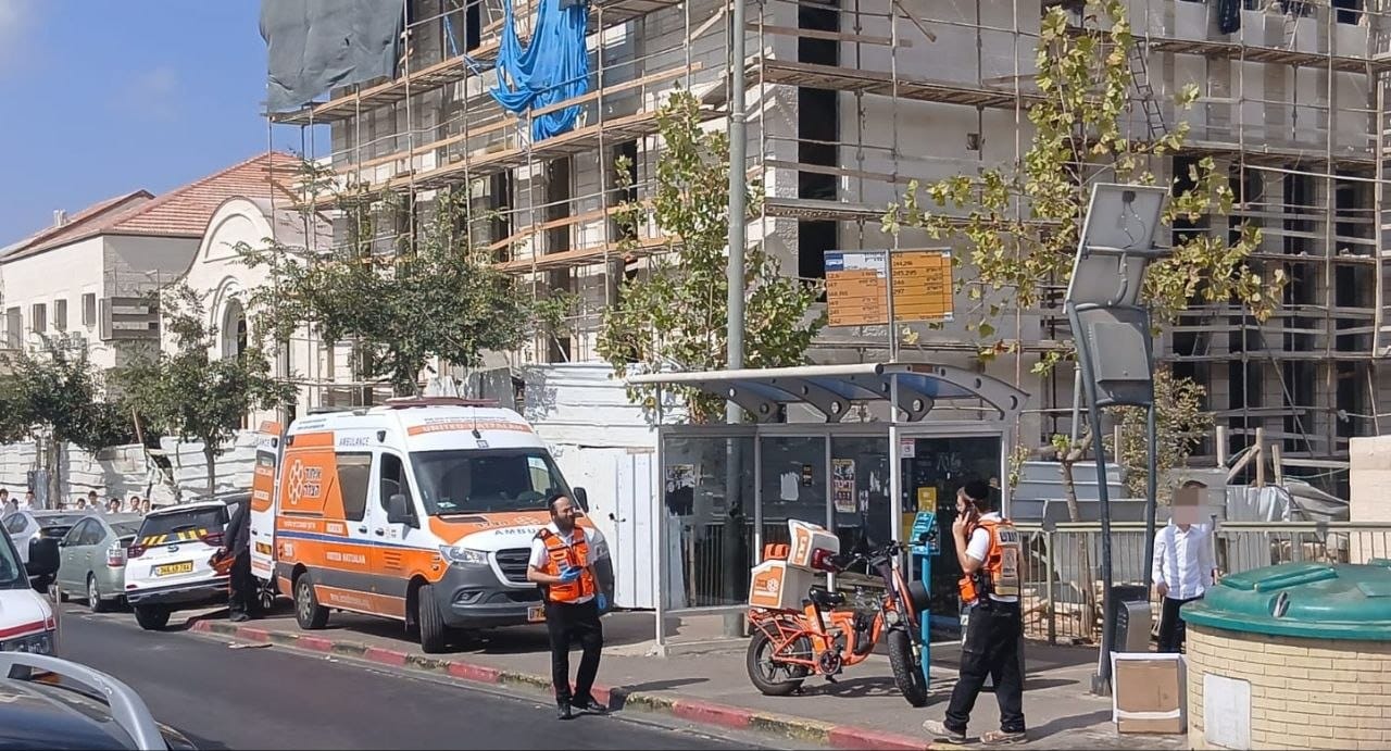 The scene in Beitar Illit