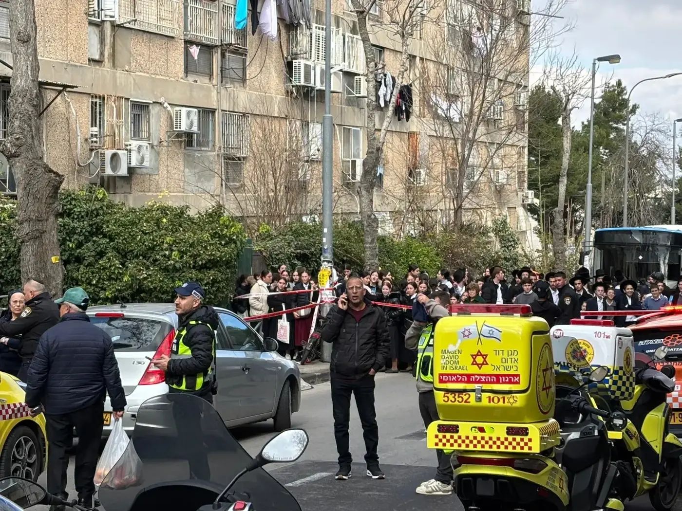 Scene of the Day care incident in Jerusalem